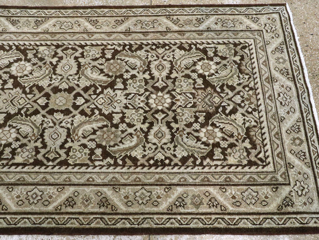 Antique Persian Mahal Runner, No.24662 - Galerie Shabab