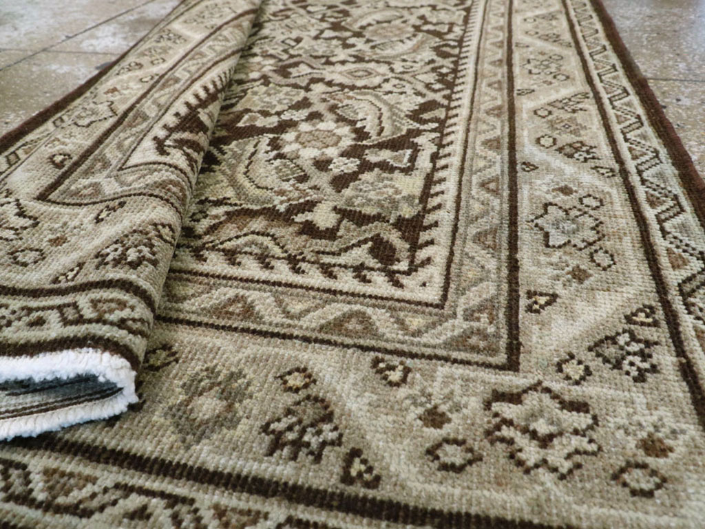 Antique Persian Mahal Runner, No.24662 - Galerie Shabab