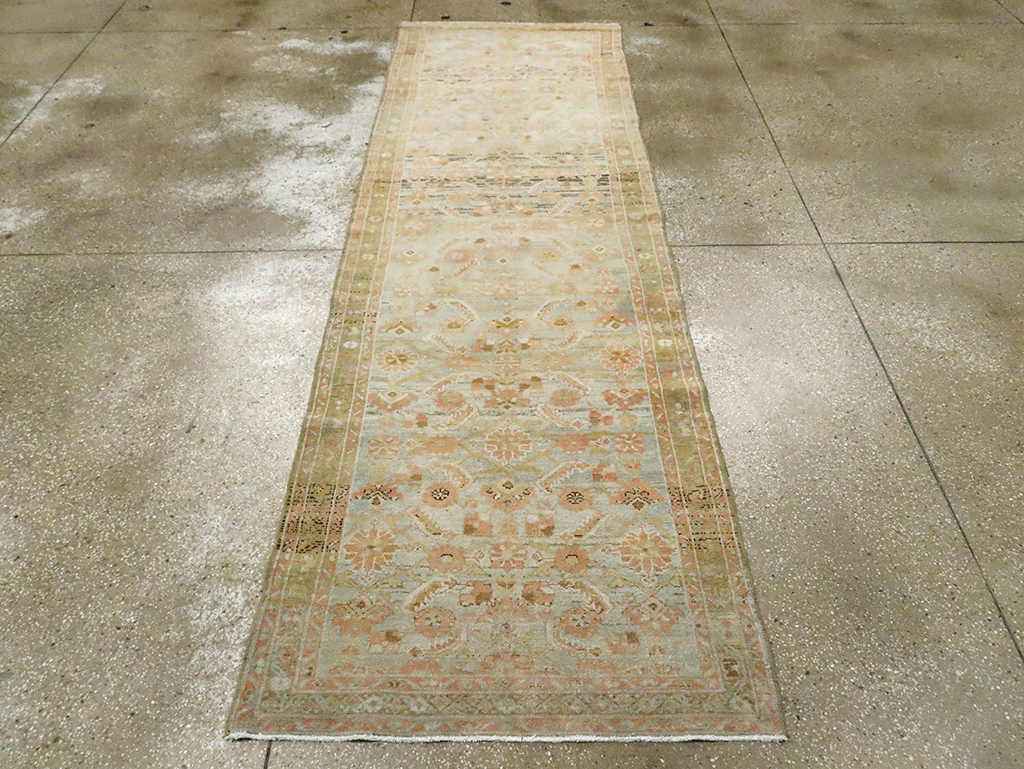 Vintage Persian Malayer Runner, No.24664 - Galerie Shabab