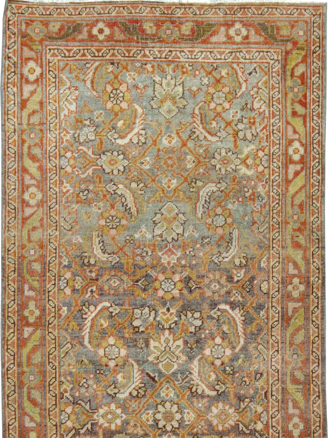 Antique Persian Mahal Runner, No.24665 - Galerie Shabab