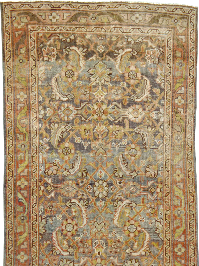 Antique Persian Mahal Runner, No.24665 - Galerie Shabab