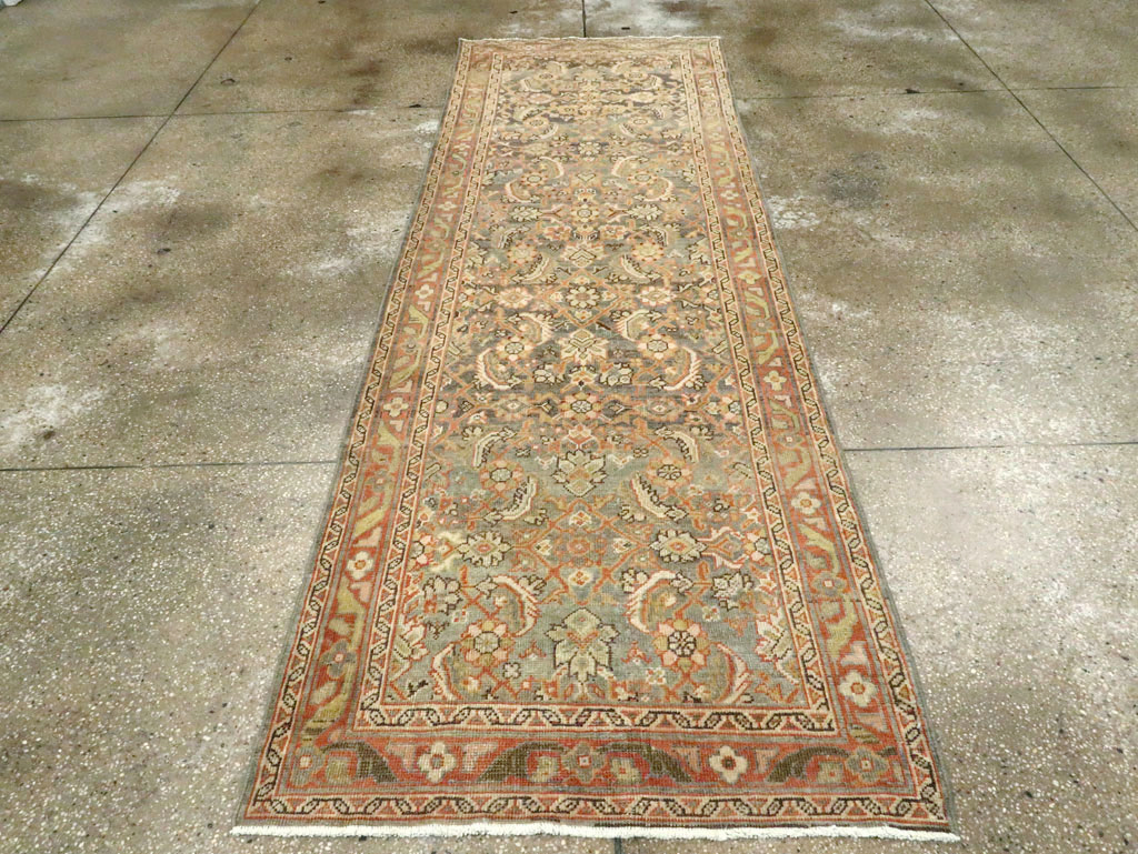 Antique Persian Mahal Runner, No.24665 - Galerie Shabab