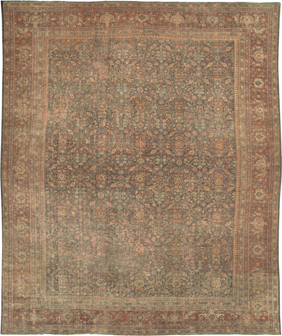 Antique Persian Mahal Carpet, No.24669 - Galerie Shabab