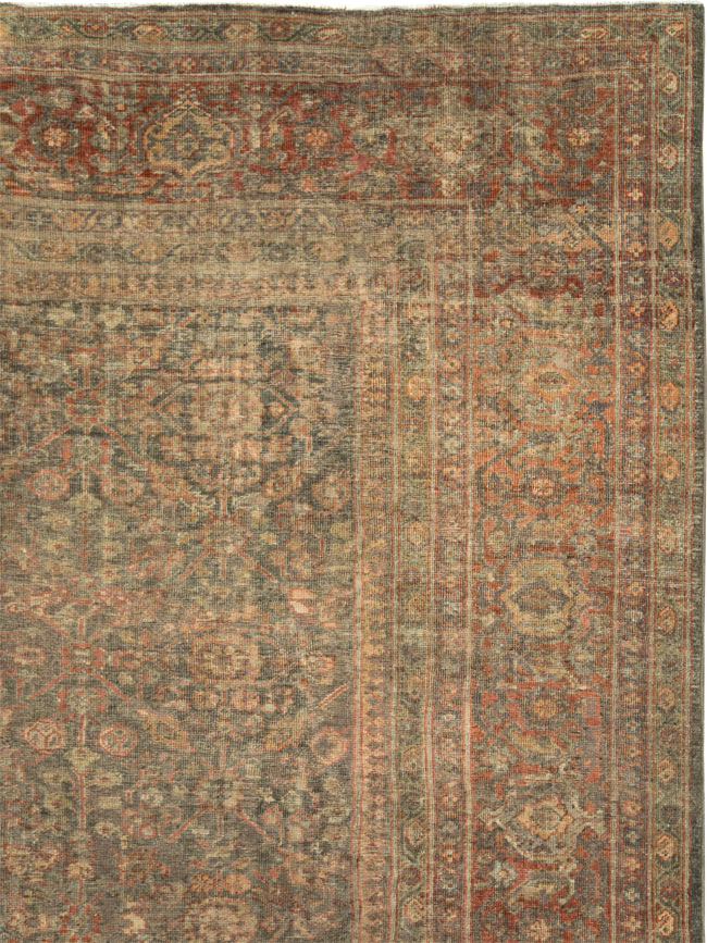 Antique Persian Mahal Carpet, No.24669 - Galerie Shabab