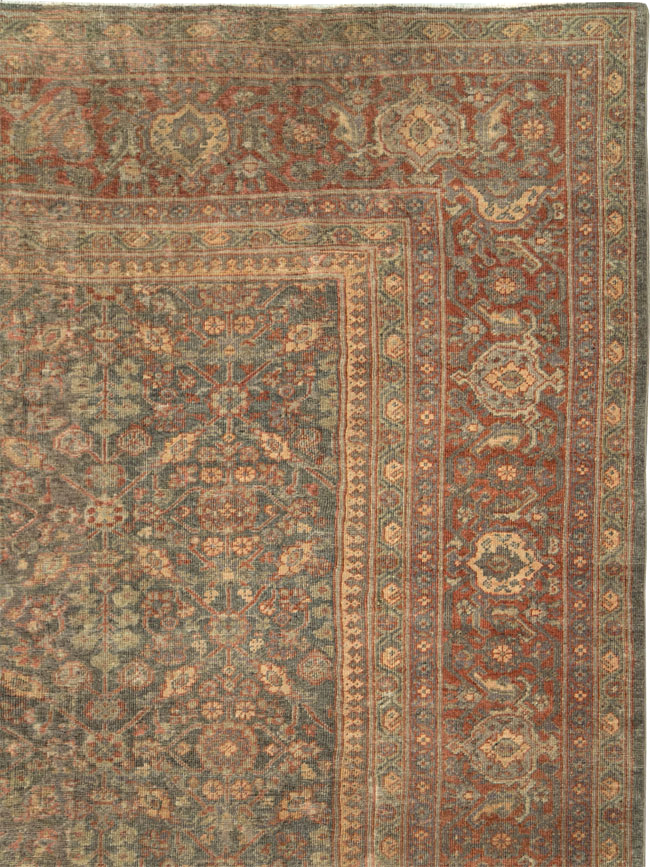 Antique Persian Mahal Carpet, No.24669 - Galerie Shabab