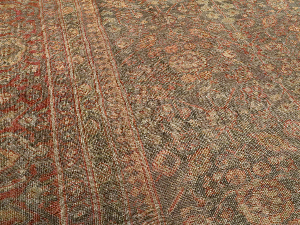 Antique Persian Mahal Carpet, No.24669 - Galerie Shabab