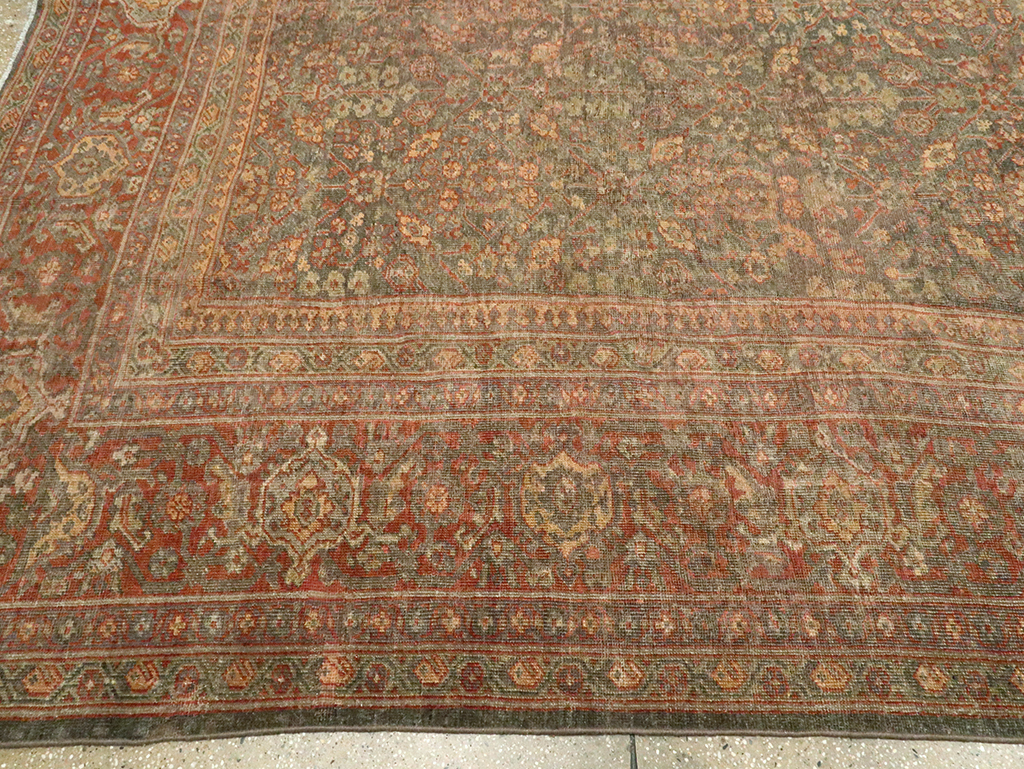 Antique Persian Mahal Carpet, No.24669 - Galerie Shabab