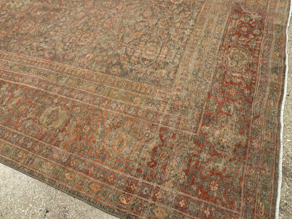 Antique Persian Mahal Carpet, No.24669 - Galerie Shabab