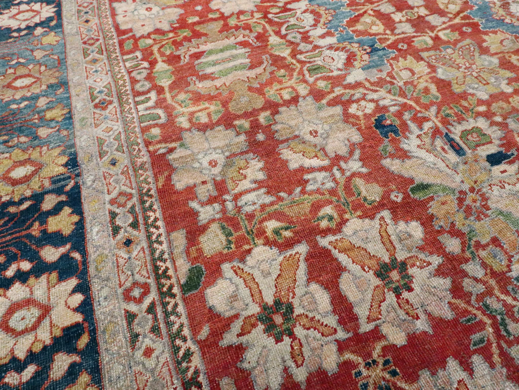 Antique Persian Mahal Large Carpet, No.24673 - Galerie Shabab