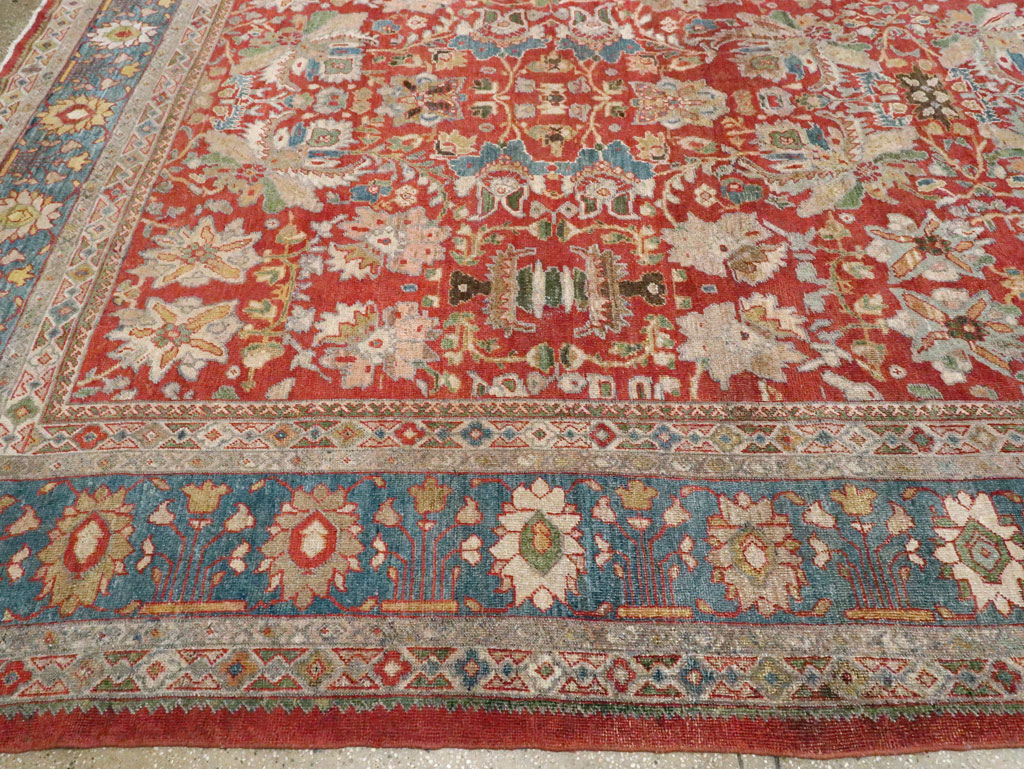 Antique Persian Mahal Large Carpet, No.24673 - Galerie Shabab