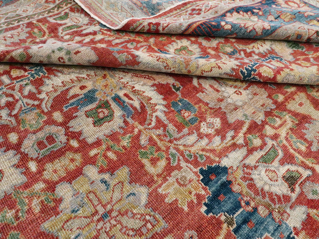 Antique Persian Mahal Large Carpet, No.24673 - Galerie Shabab