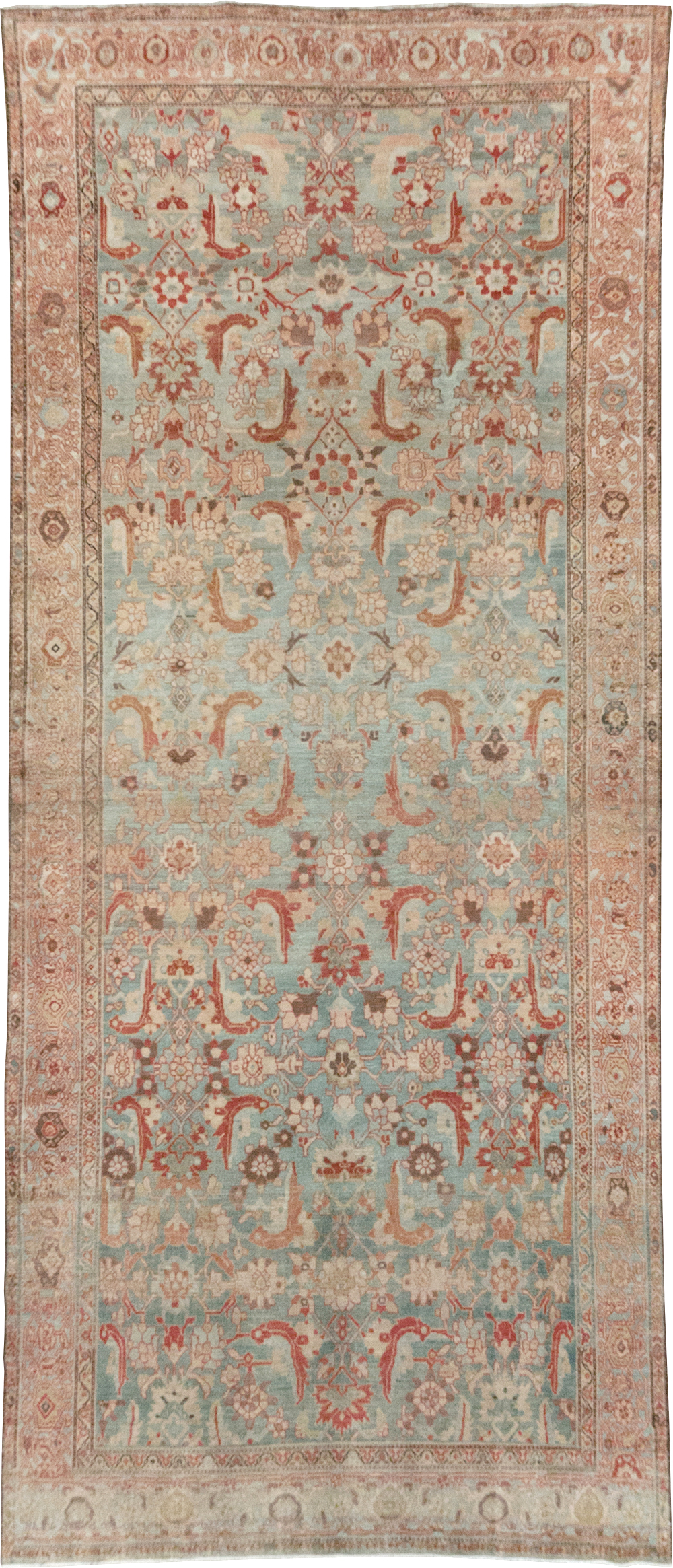 Vintage Persian Malayer Gallery Carpet, No.24674 - Galerie Shabab