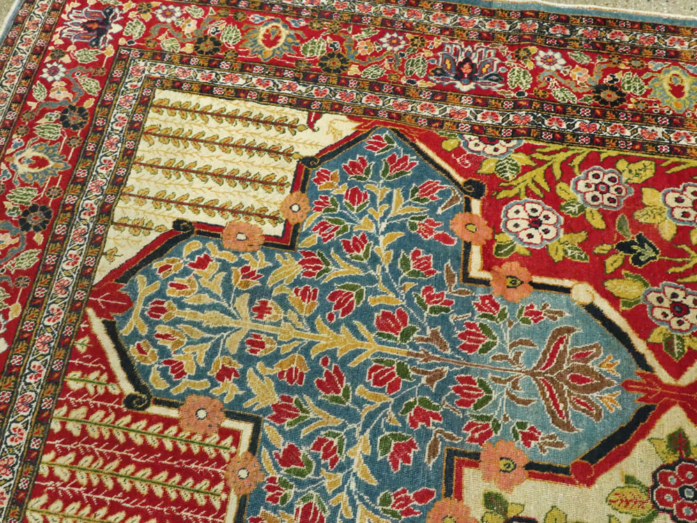 Antique Persian Tabriz Carpet, No.24681 - Galerie Shabab