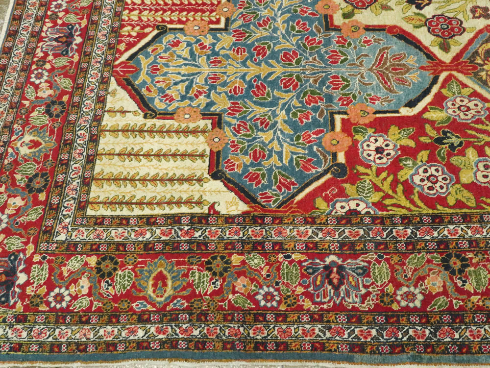 Antique Persian Tabriz Carpet, No.24681 - Galerie Shabab