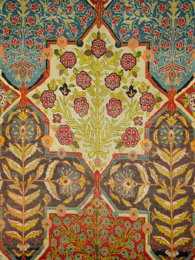 Antique Persian Tabriz Carpet, No.24681 - Galerie Shabab