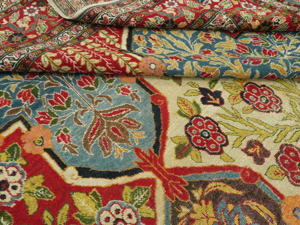 Antique Persian Tabriz Carpet, No.24681 - Galerie Shabab