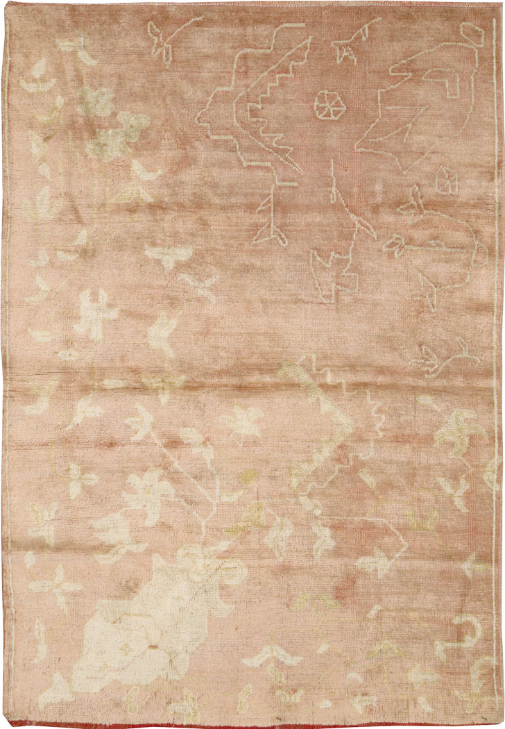 Antique Turkish Oushak Rug, No.24682 - Galerie Shabab