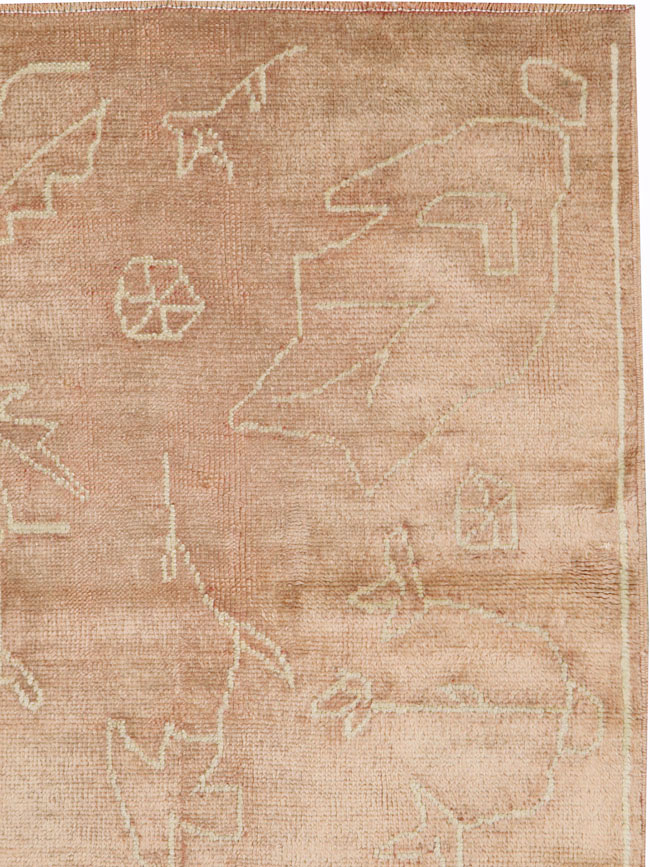 Antique Turkish Oushak Rug, No.24682 - Galerie Shabab