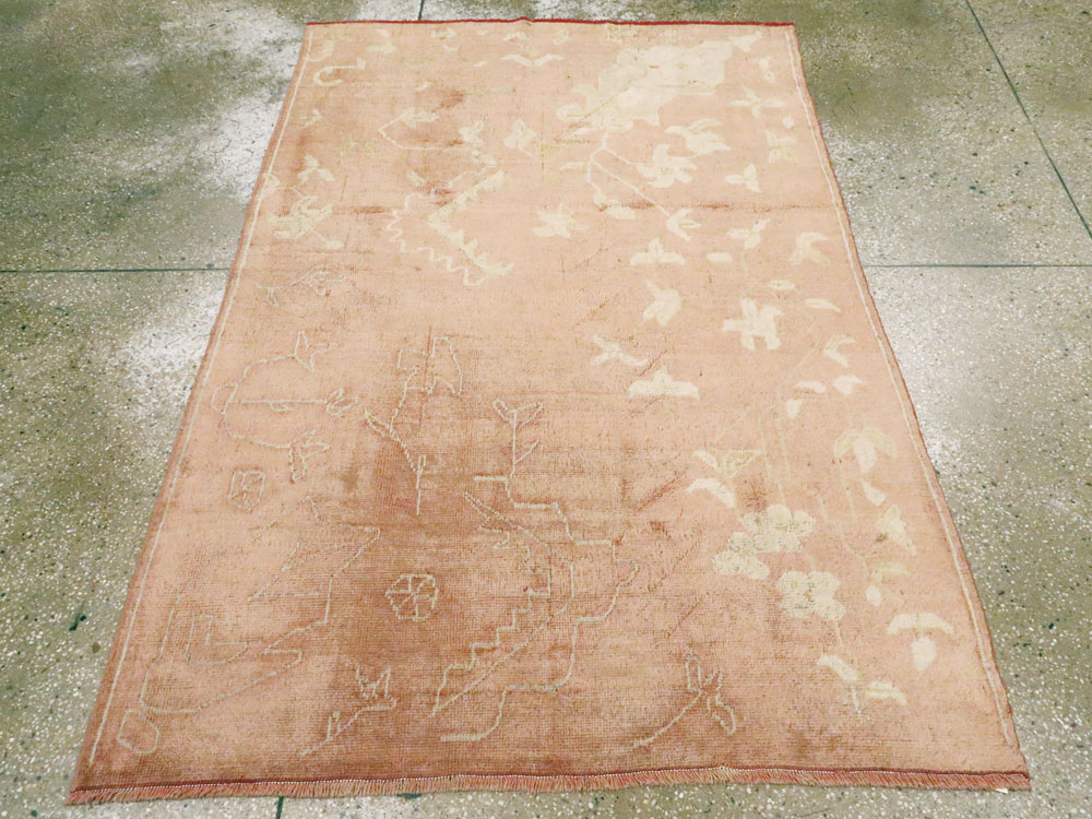 Antique Turkish Oushak Rug, No.24682 - Galerie Shabab