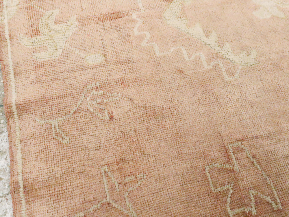 Antique Turkish Oushak Rug, No.24682 - Galerie Shabab