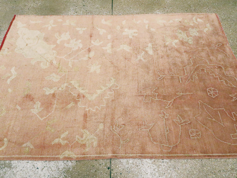 Antique Turkish Oushak Rug, No.24682 - Galerie Shabab