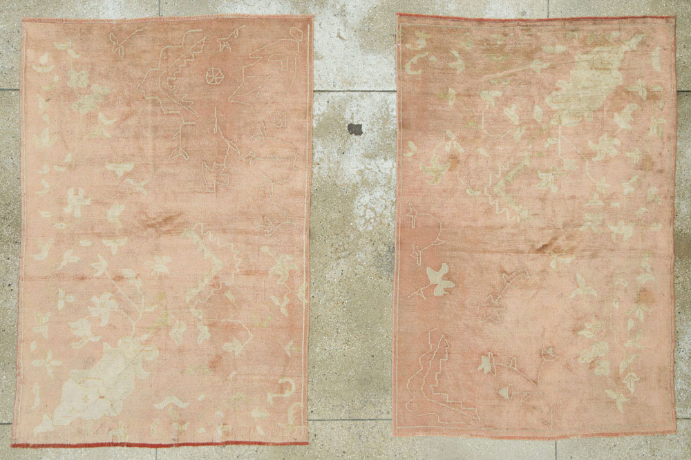 Antique Turkish Oushak Rug, No.24682 - Galerie Shabab