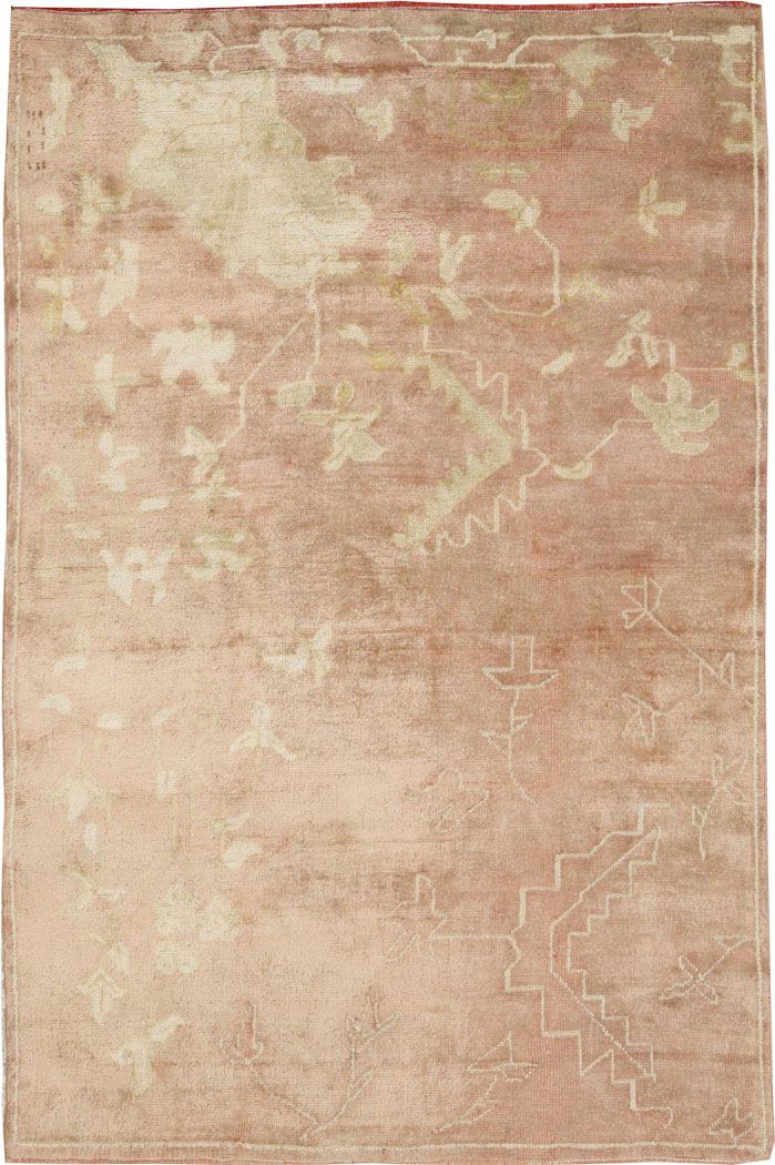 Antique Turkish Oushak Rug, No.24683 - Galerie Shabab
