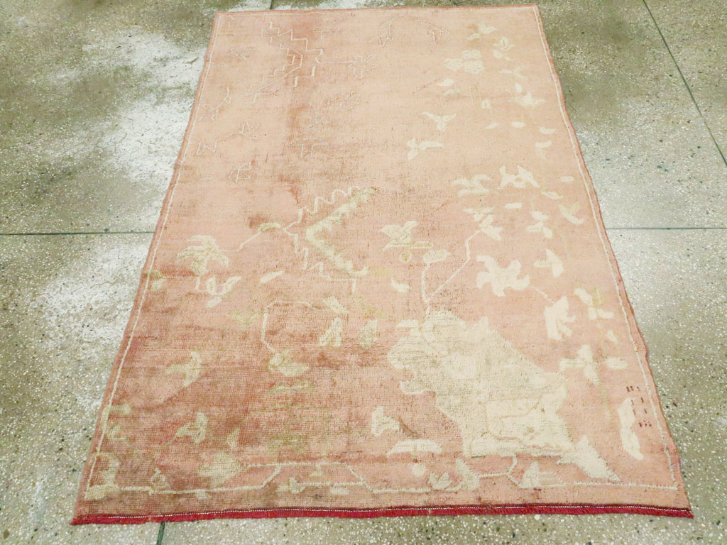 Antique Turkish Oushak Rug, No.24683 - Galerie Shabab