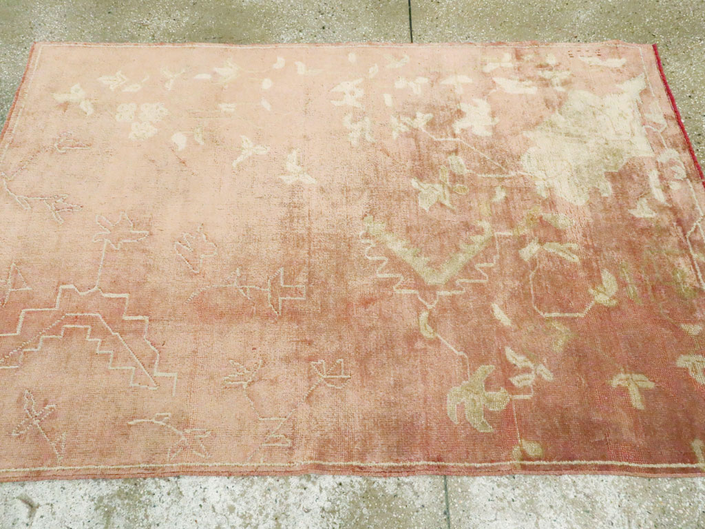 Antique Turkish Oushak Rug, No.24683 - Galerie Shabab
