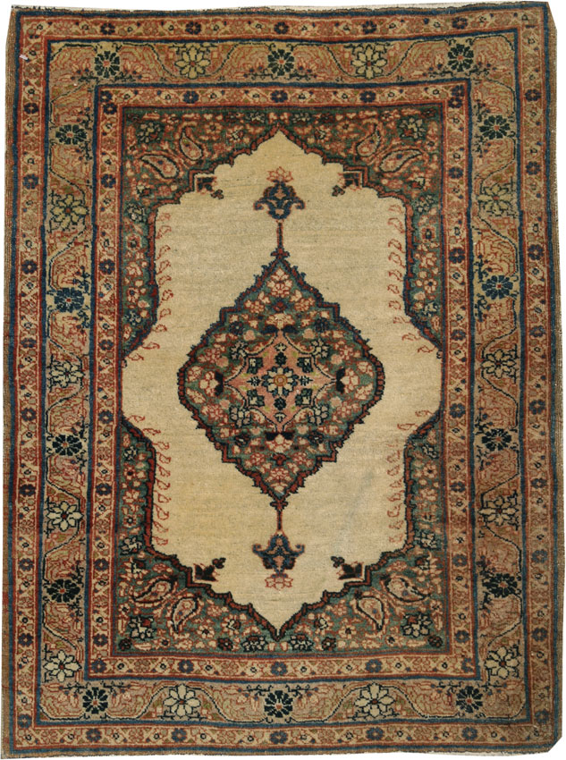 Antique Persian Tabriz Hagi Jalili Rug, No.24688 - Galerie Shabab