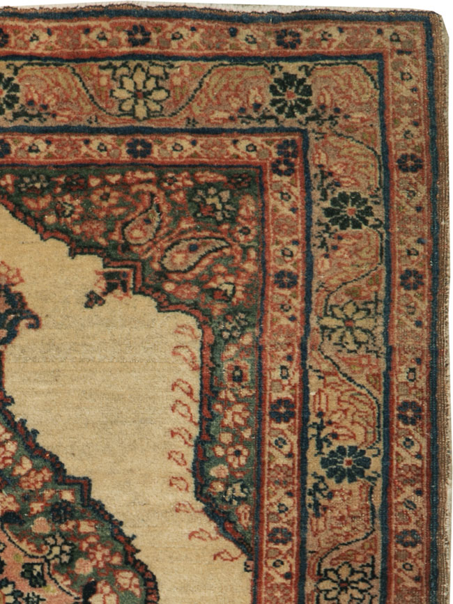 Antique Persian Tabriz Hagi Jalili Rug, No.24688 - Galerie Shabab