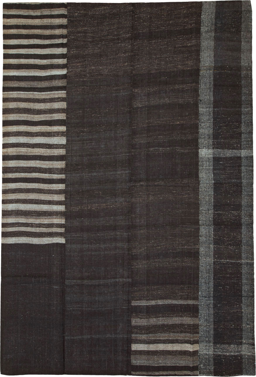 Vintage Flatweave Rug, No.24699 - Galerie Shabab