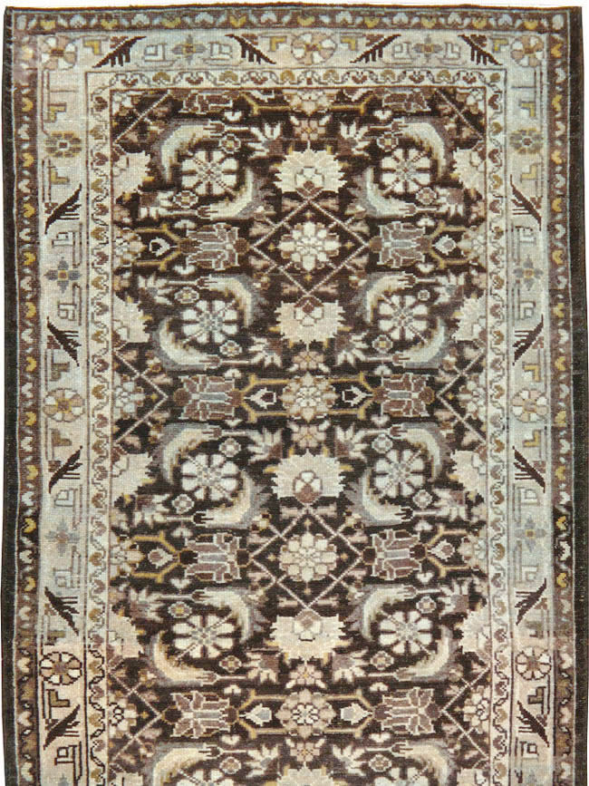 Vintage Persian Malayer Runner, No.24703 - Galerie Shabab
