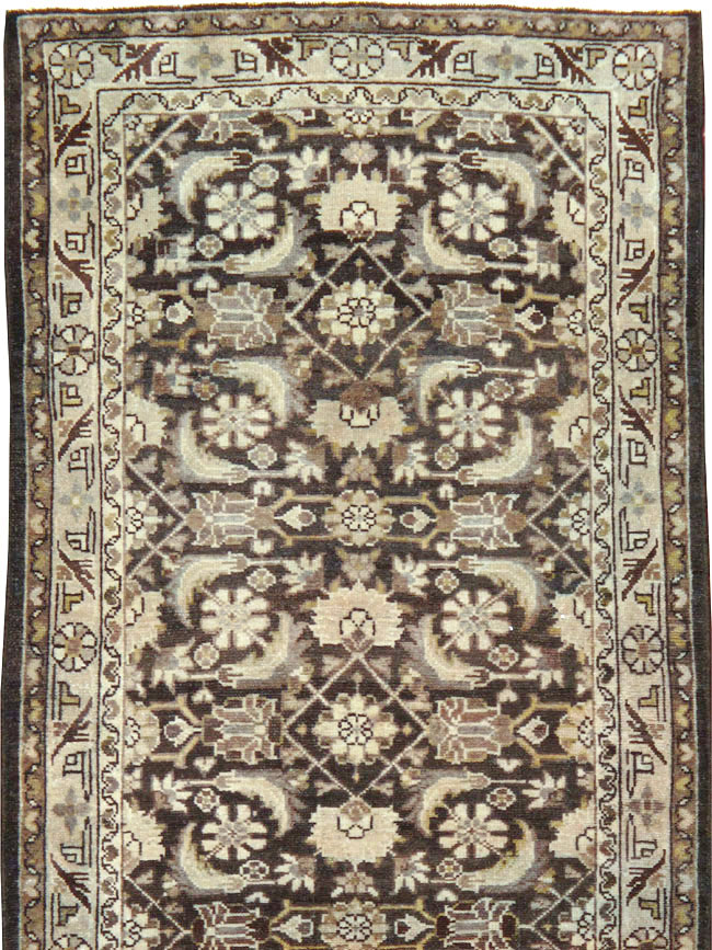 Vintage Persian Malayer Runner, No.24703 - Galerie Shabab
