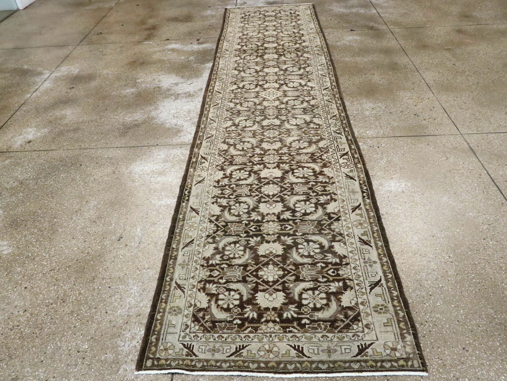 Vintage Persian Malayer Runner, No.24703 - Galerie Shabab