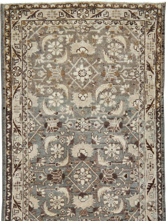 Vintage Persian Malayer Runner, No.24704 - Galerie Shabab