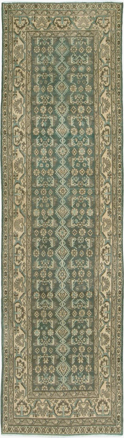 Vintage Persian Malayer Runner, No.24706 - Galerie Shabab