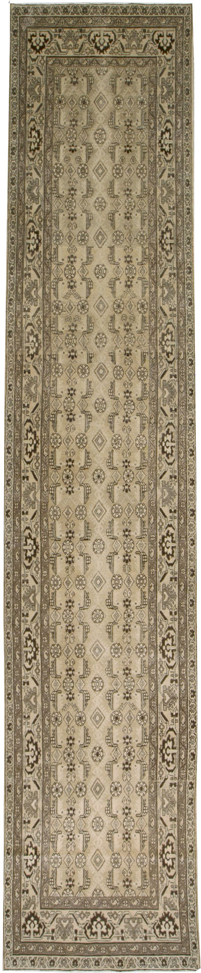 Vintage Persian Malayer Runner, No.24708 - Galerie Shabab