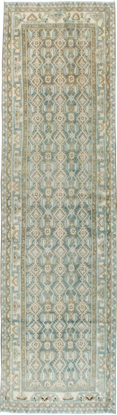 Vintage Persian Malayer Runner, No.24709 - Galerie Shabab
