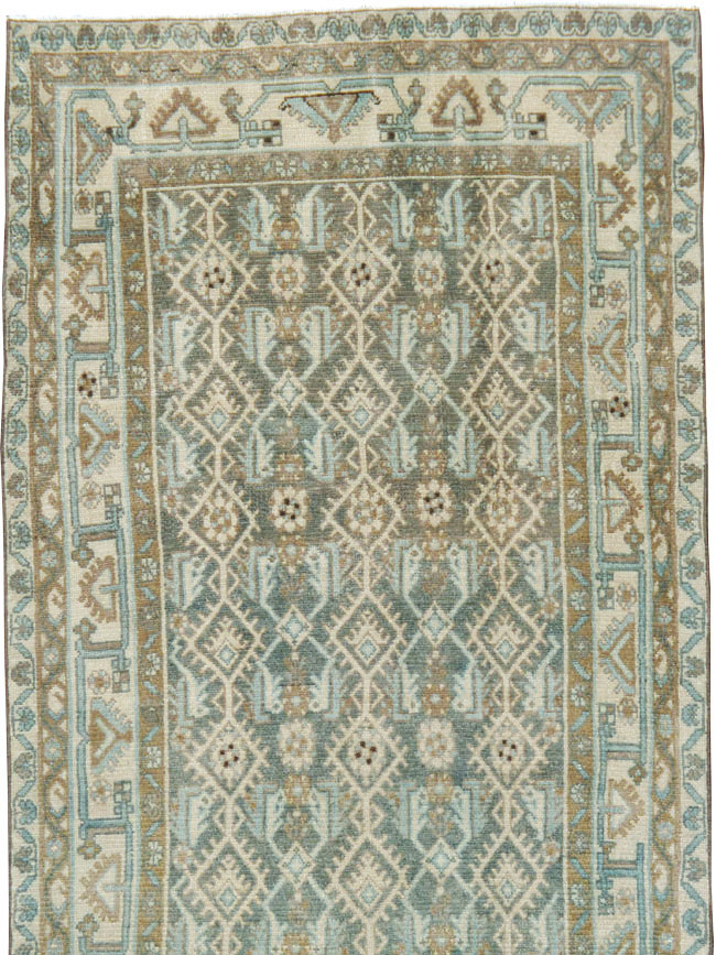 Vintage Persian Malayer Runner, No.24709 - Galerie Shabab