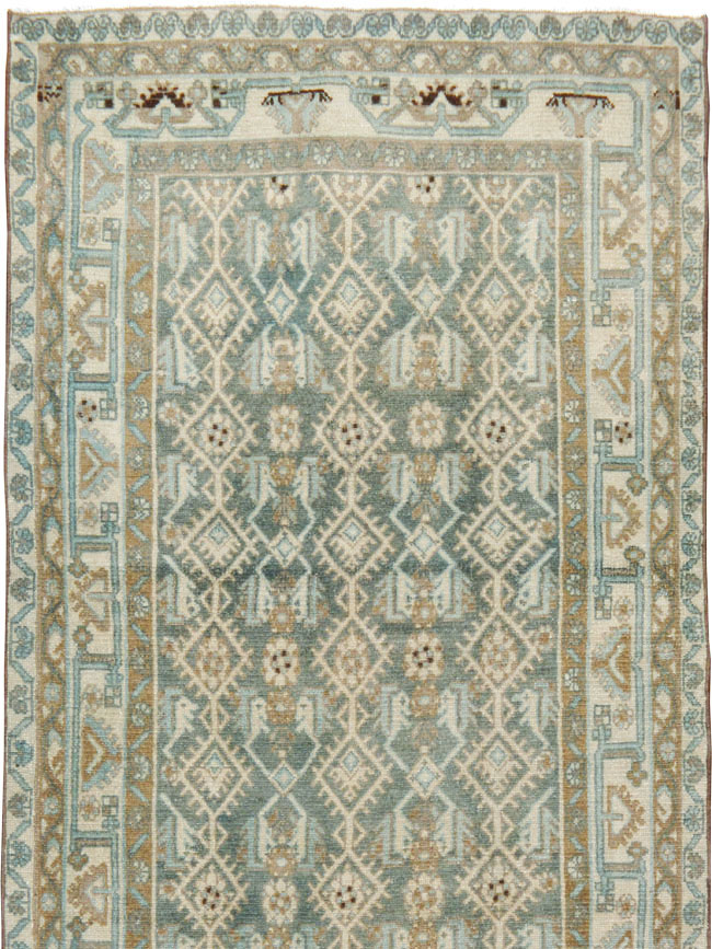 Vintage Persian Malayer Runner, No.24709 - Galerie Shabab
