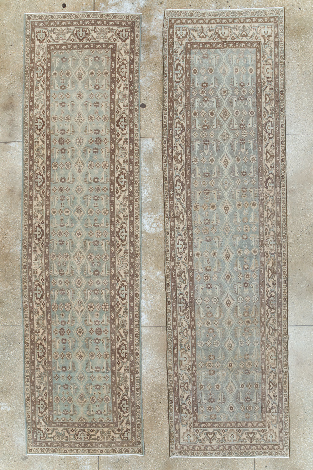 Vintage Persian Malayer Runner (Pair: 2 of 2), No.24713 - Galerie Shabab