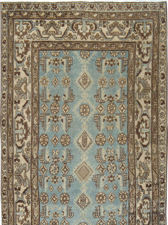 Vintage Persian Malayer Long Runner, No.24714 - Galerie Shabab