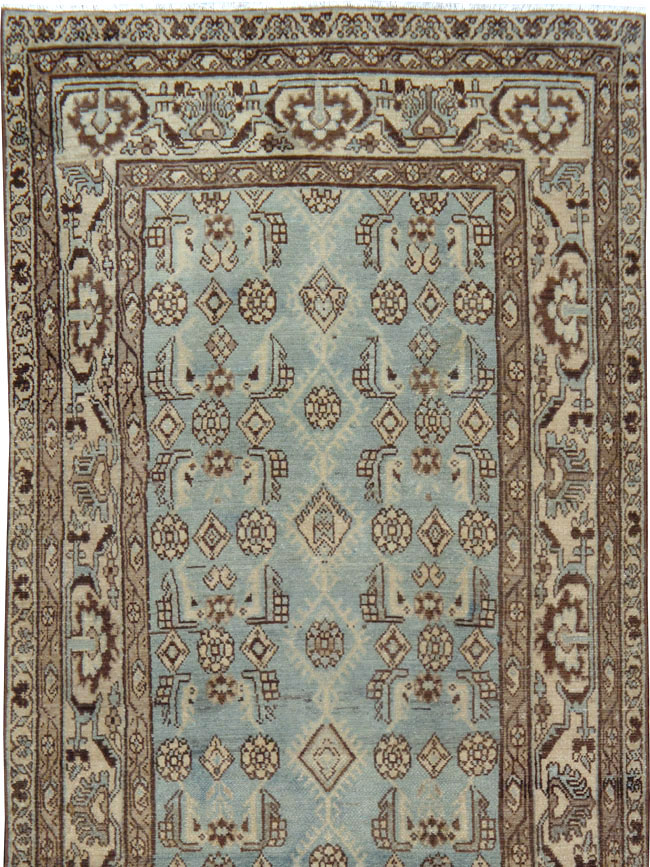 Vintage Persian Malayer Long Runner, No.24714 - Galerie Shabab