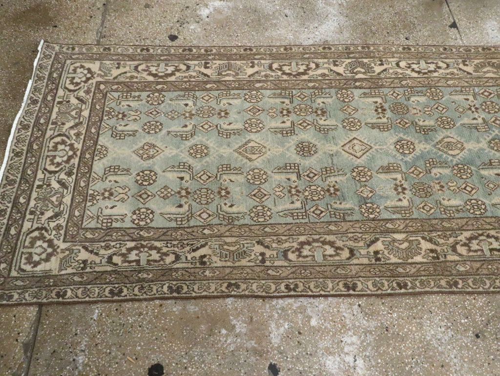 Vintage Persian Malayer Long Runner, No.24714 - Galerie Shabab