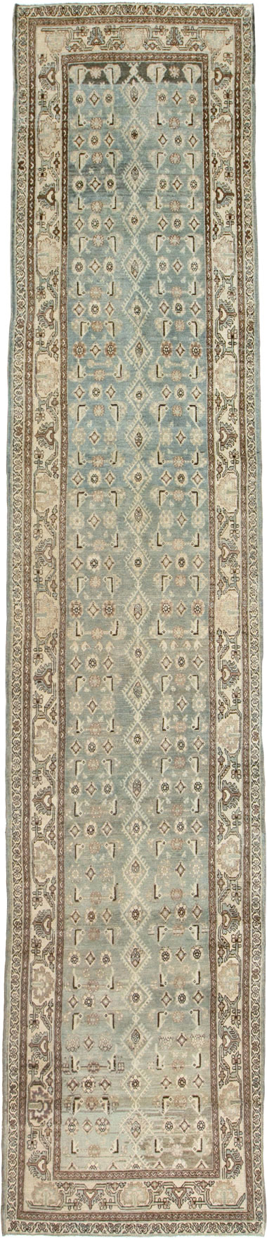 Vintage Persian Malayer Runner, No.24715 - Galerie Shabab