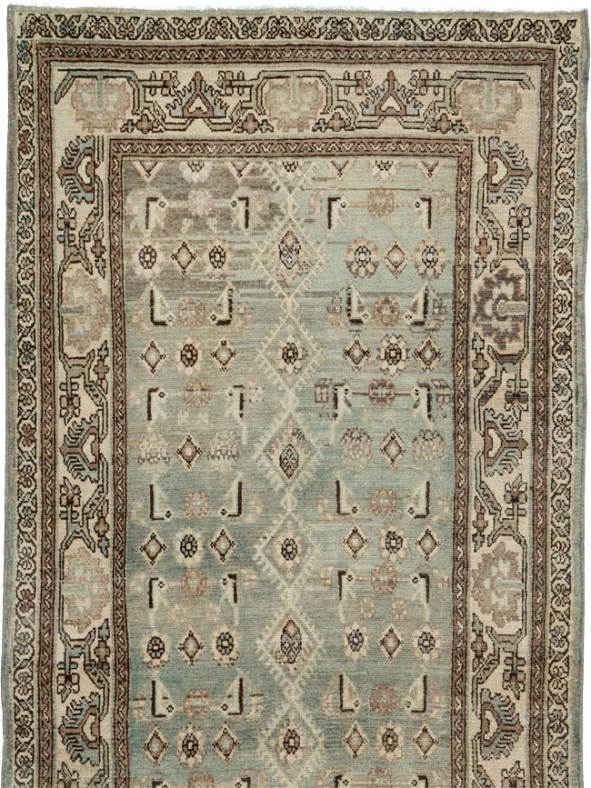 Vintage Persian Malayer Runner, No.24715 - Galerie Shabab