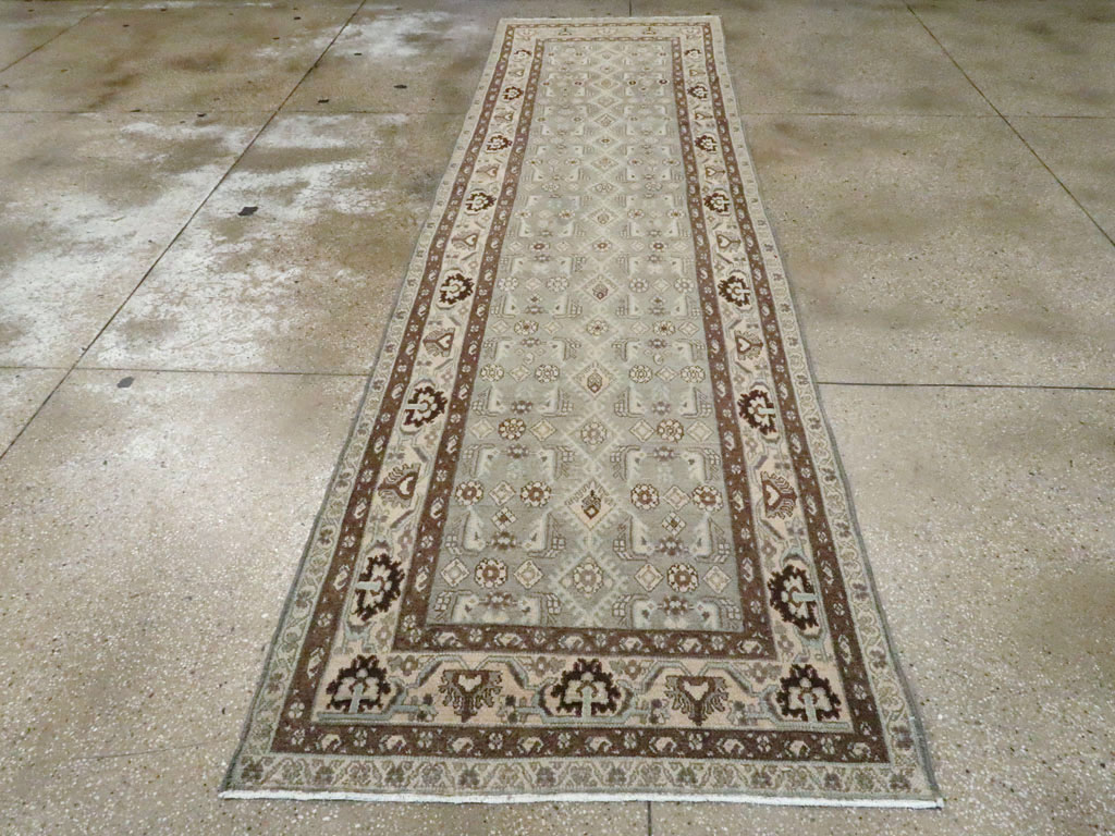 Vintage Persian Malayer Runner, No.24716 - Galerie Shabab