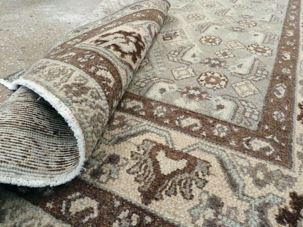 Vintage Persian Malayer Runner, No.24716 - Galerie Shabab