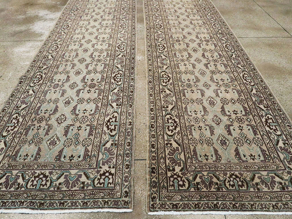 Vintage Perisan Malayer Runner (Pair: 1 of 2), No.24718 - Galerie Shabab